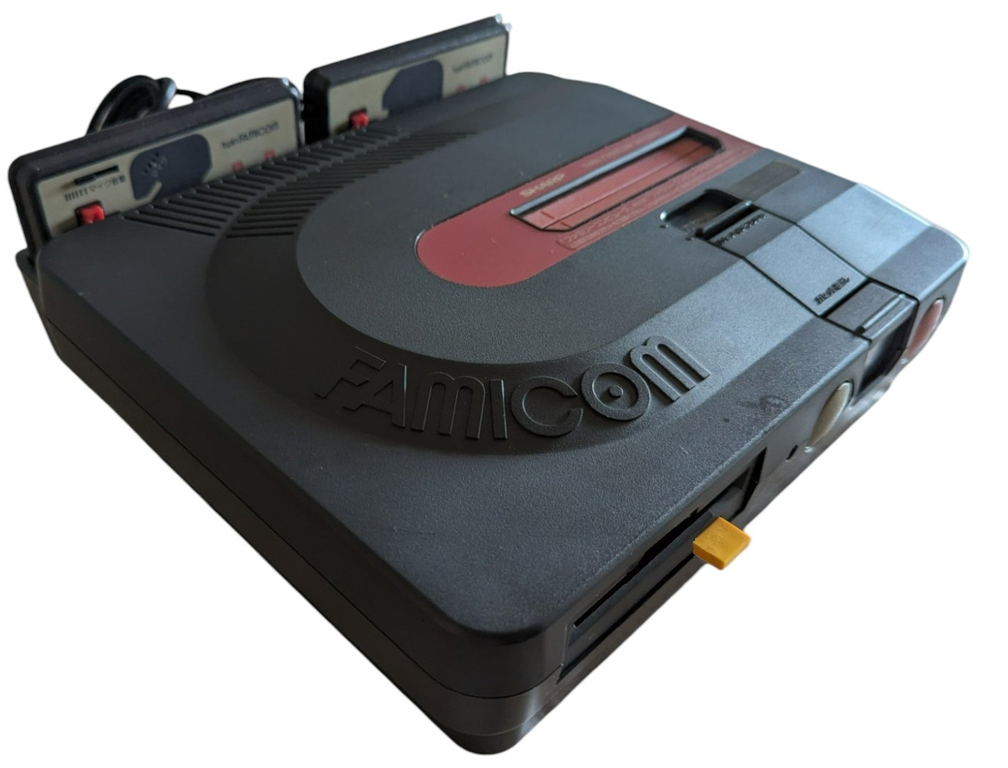 Sharp Famicom TWIN Black AN500B (AC Adapter EU) NEW Belt-Serviced (Only Japan Edition))