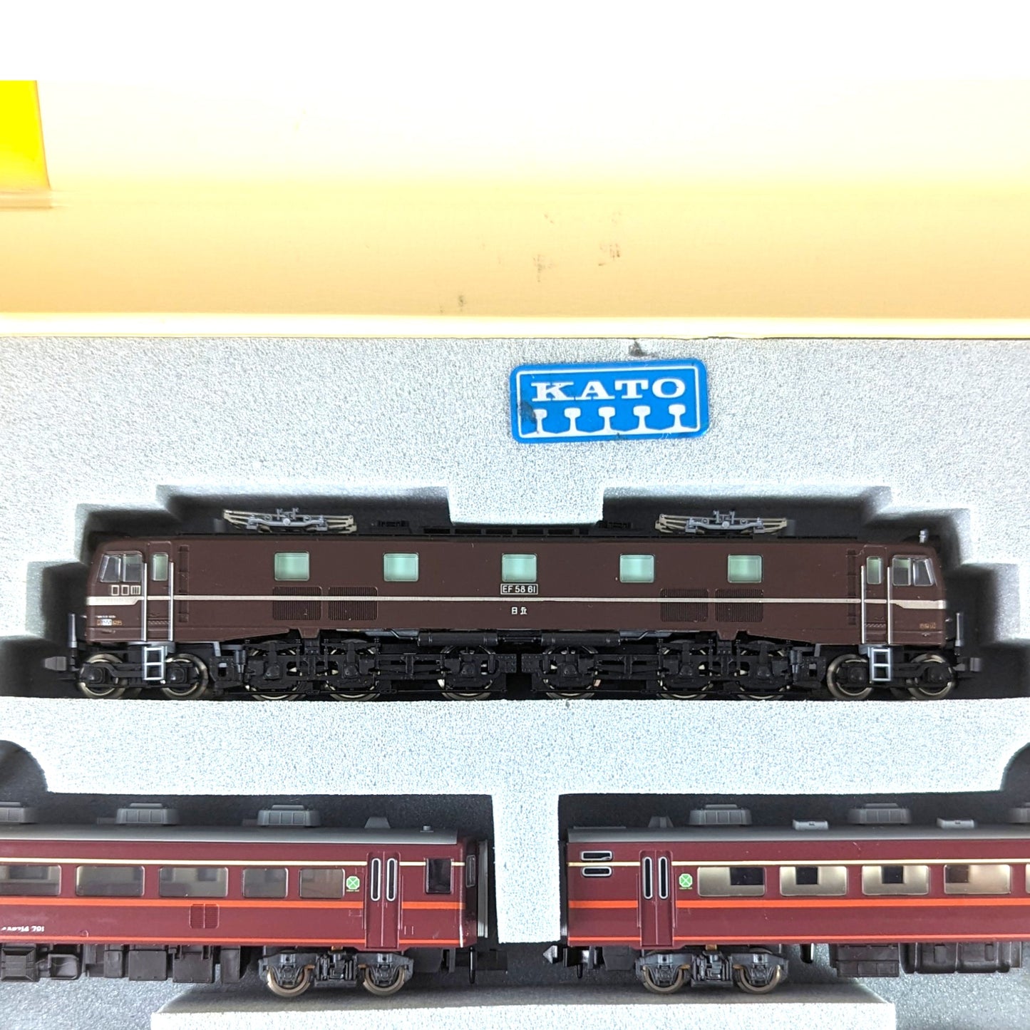 KATO 20TH Anniversary 1985 - SPECIAL EDITION EF58 and TOKYO EXPRESS SALON (RARE SET)