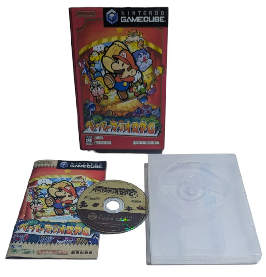 GC - Paper Mario RPG - Nintendo Gamecube (JAPON)