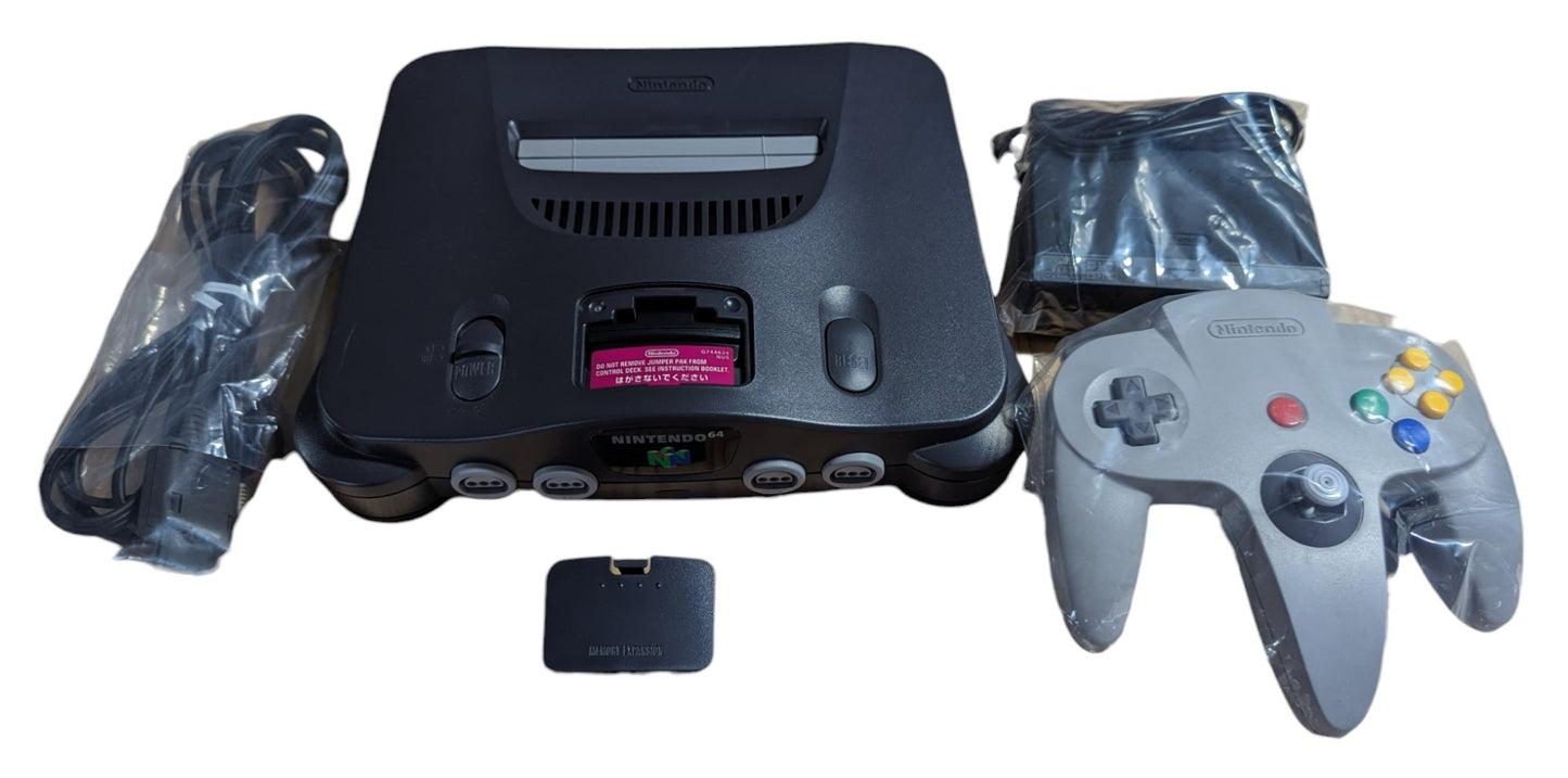 N64 – NUS-001 NOIR – Instructions de correspondance série – Nintendo 64 NTSC-J (JAPON)
