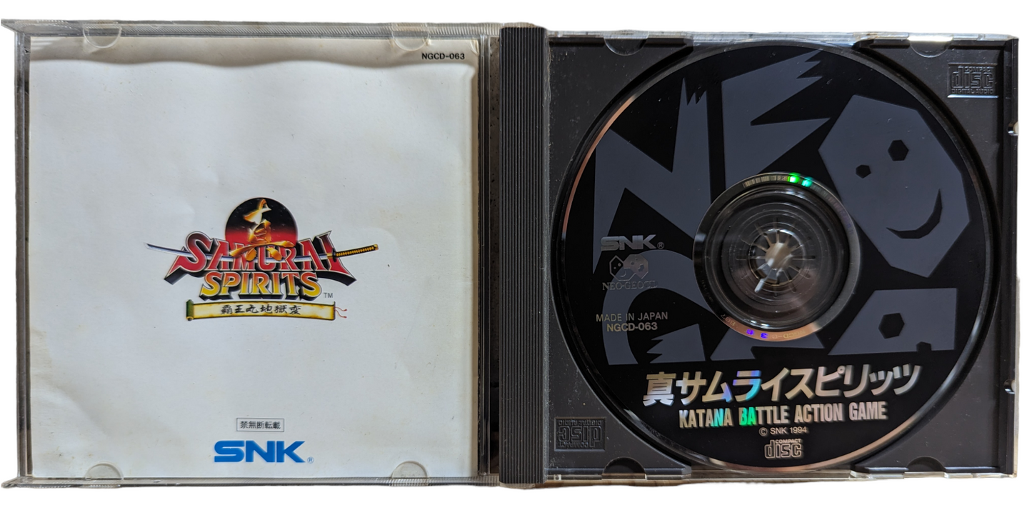 NEO GEO CD – Samurai Spirits - Shodown 2 Katana Battle Action (game+case+instruction) (JAPAN)