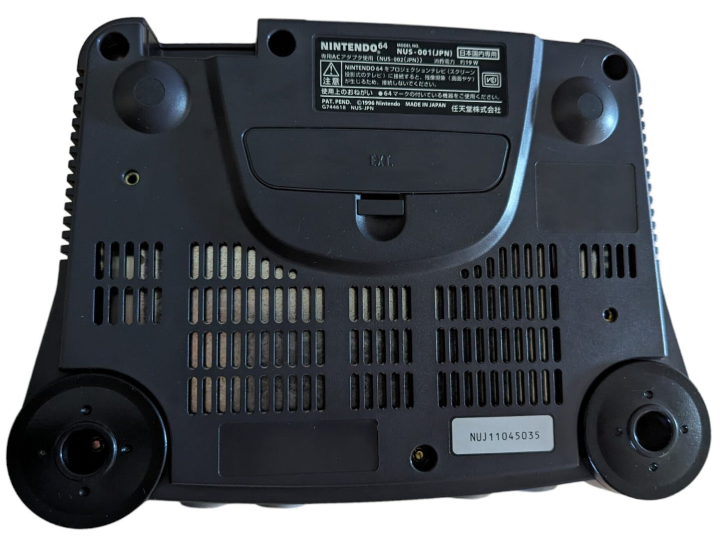 N64 – NUS-001 BLACK - SINGLE UNIT with JUMPER PAK/AC/AV - Nintendo NTSC-J (JAPAN)