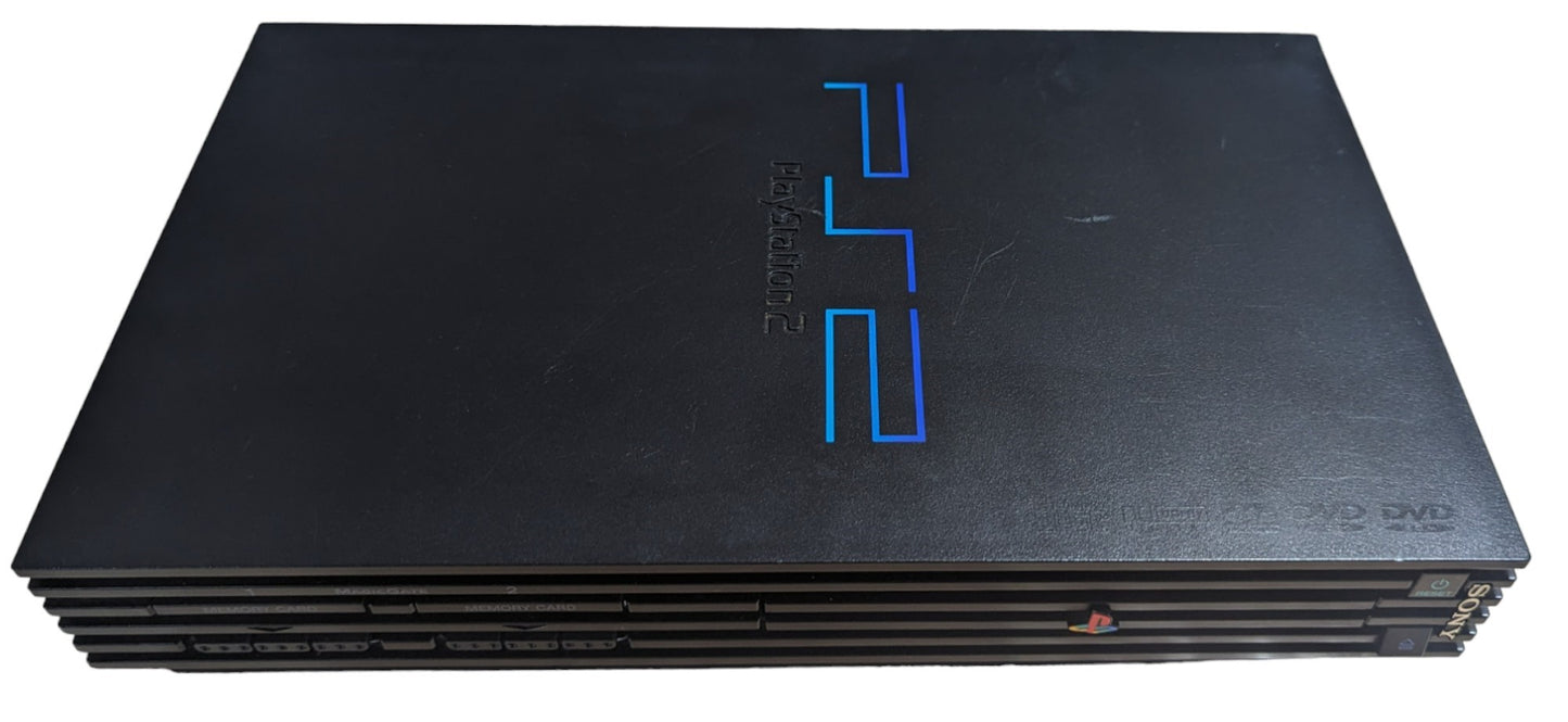 SONY PS2 - FAT BLACK SCPH-10000 - Playstation 2 NTCS-J JAPAN (PROBADO)