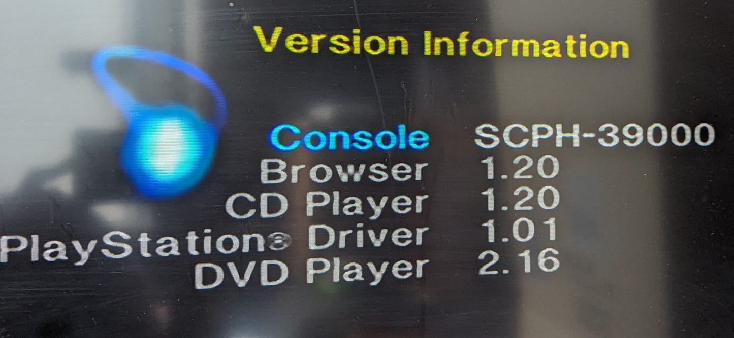 SONY PS2 - FAT BLACK SCPH-39000 - Playstation 2 NTCS-J JAPAN (TESTED)