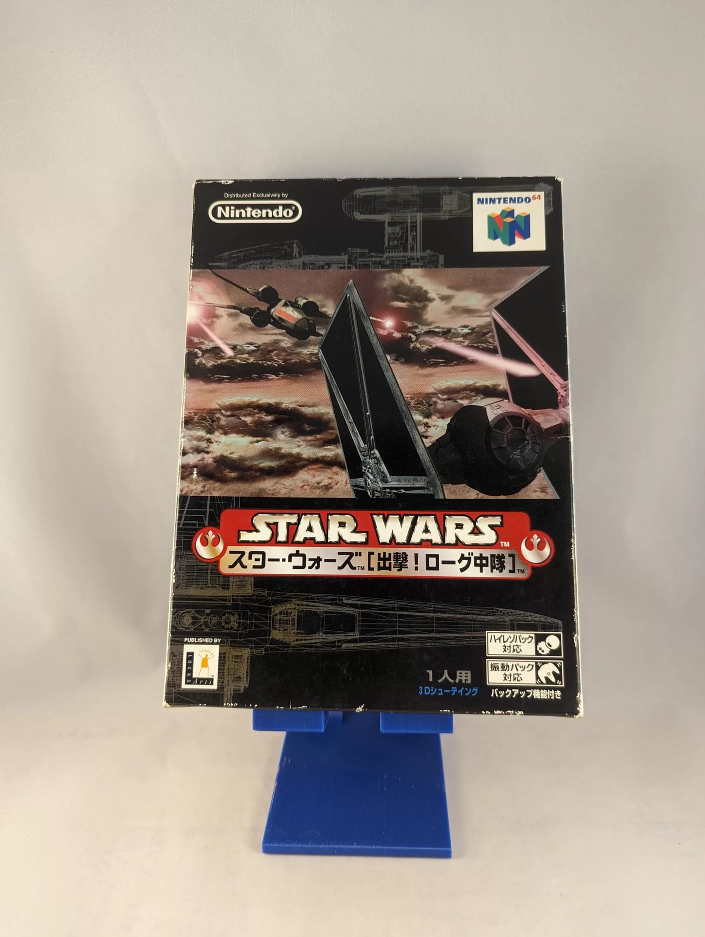 N64 - STAR WARS ROGUE SQUADRON (game+box+instruction) Nintendo 64 (JAPAN)