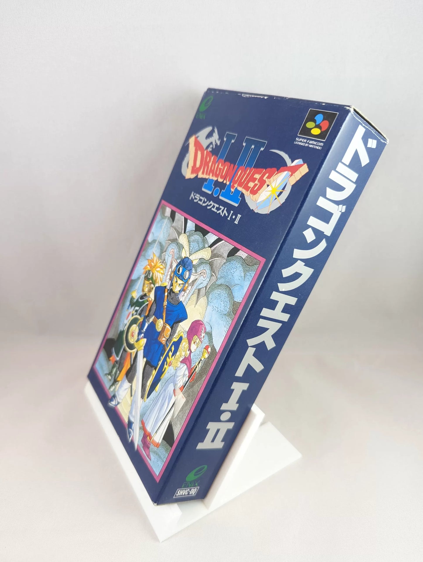 SUPER FAMICOM DRAGON QUEST I and II (game+box+instruction) Super Nintendo (JAPAN)