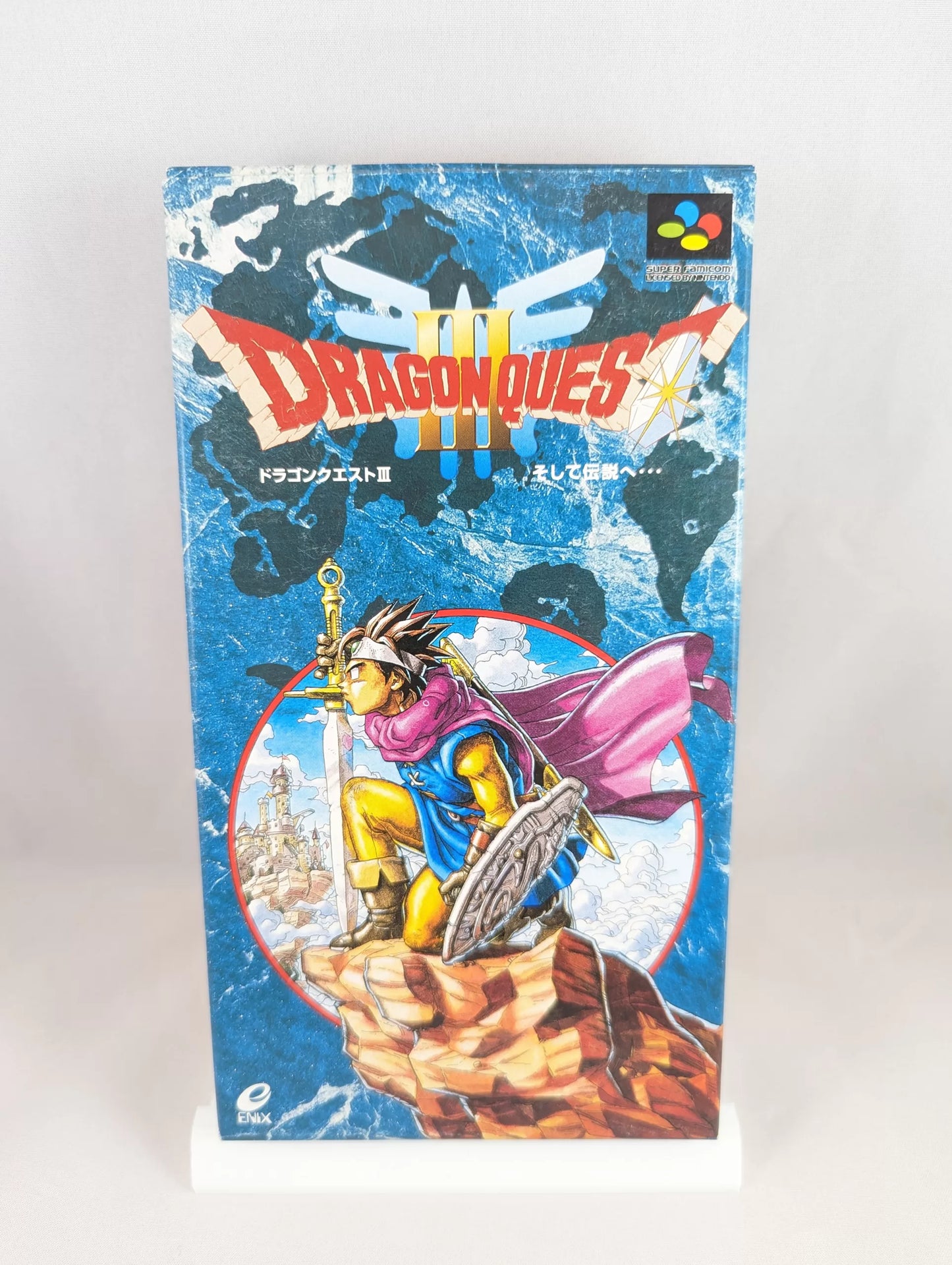 SUPER FAMICOM - DRAGON QUEST III – SNES/SFC (game+box+instruction) Super Nintendo (JAPAN)