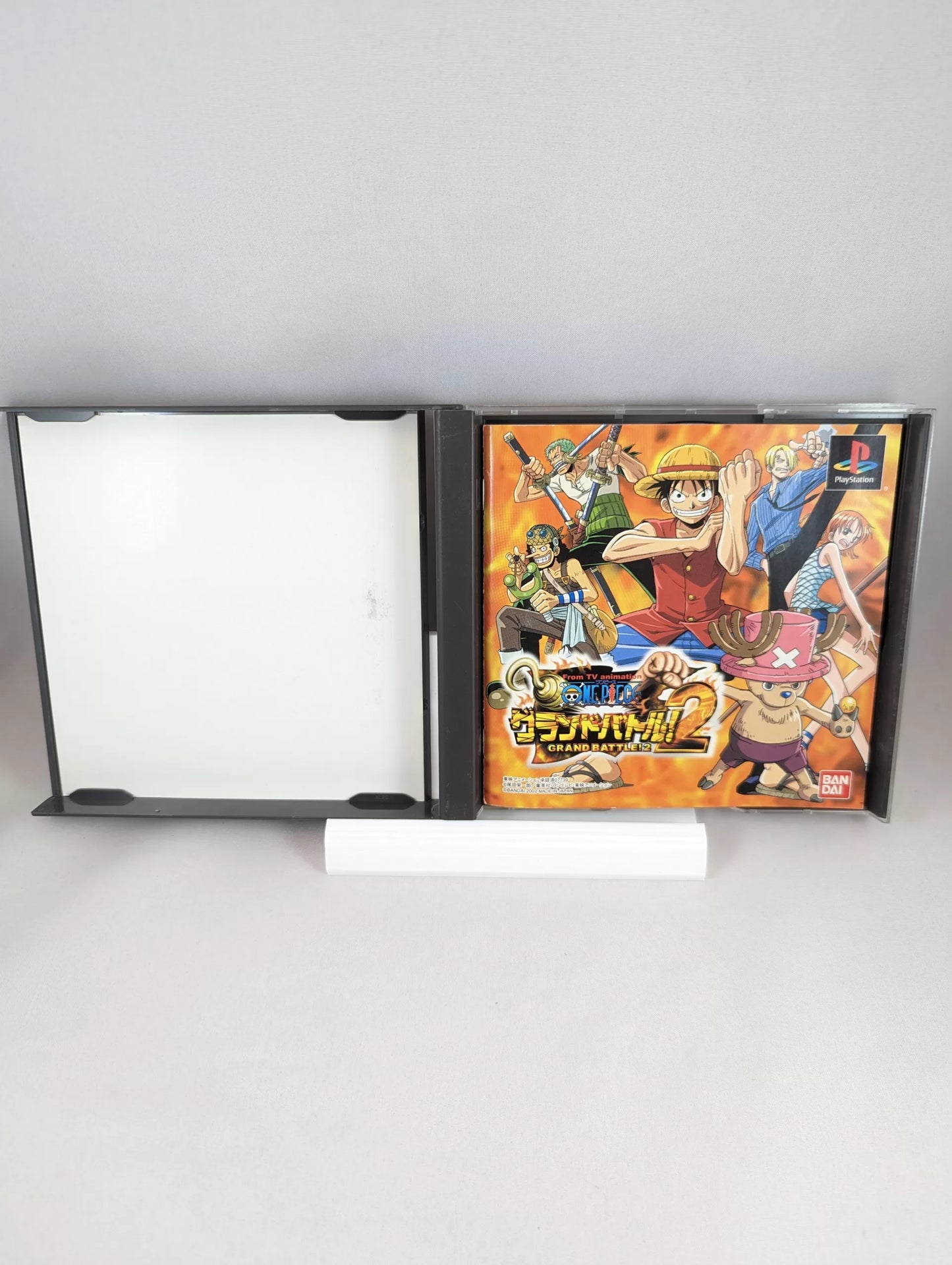 PS1 - One Piece Grand Battle 2 (game+box+instruction) Sony Playstation (JAPAN)