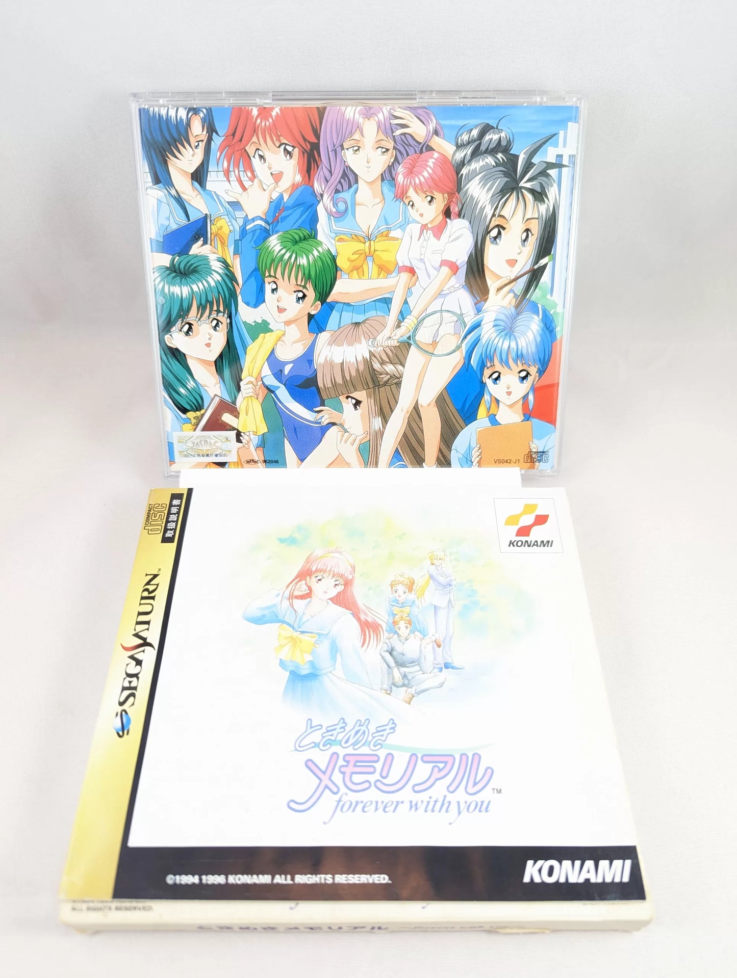 SEGA SATURN - Tokimeki memorial - Forever with You (game+case+instruction) JAPAN