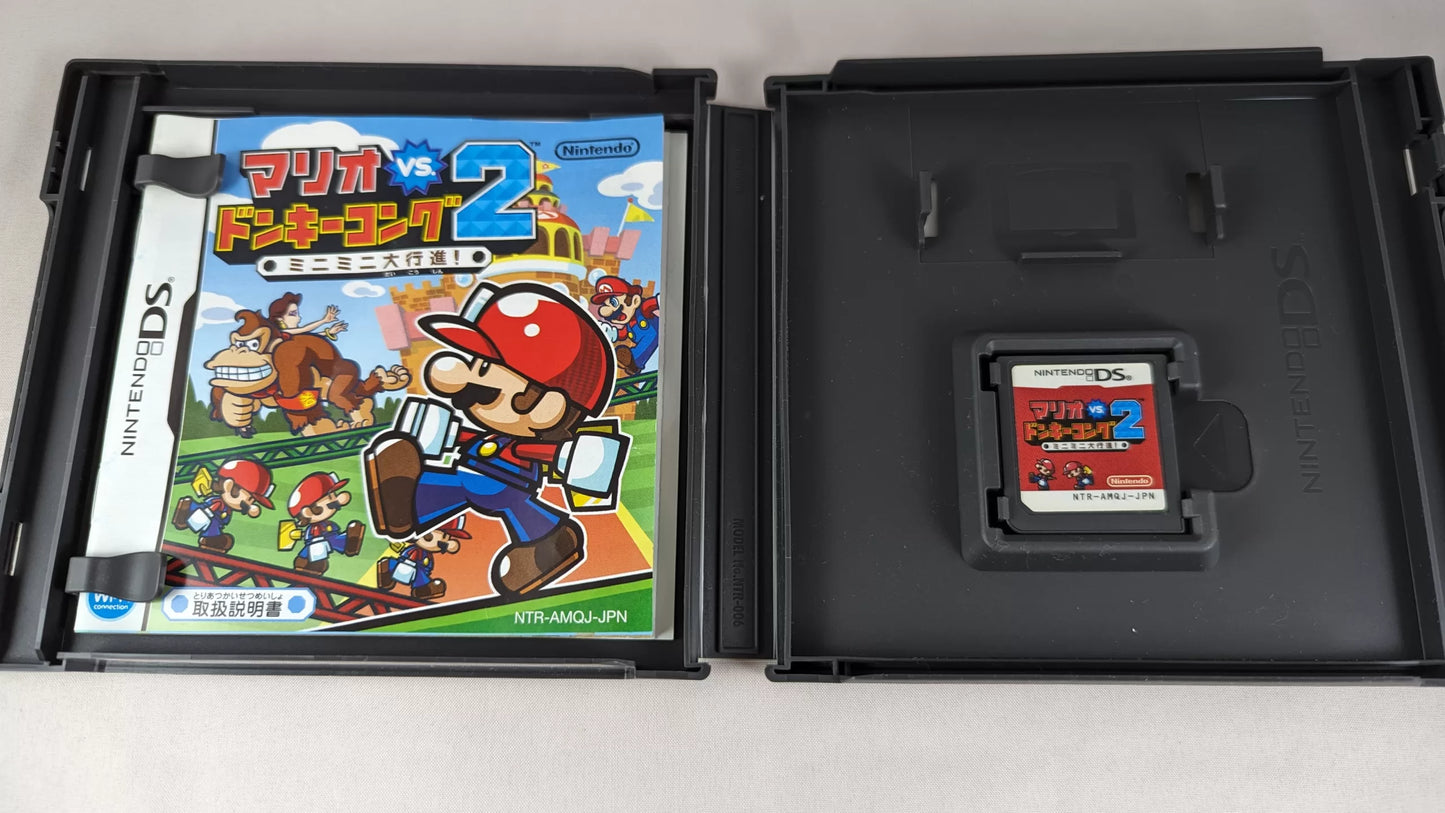DS Mario VS Donkey Kong 2 - March of Minis (game+box+instruction) Nintendo – JAPAN