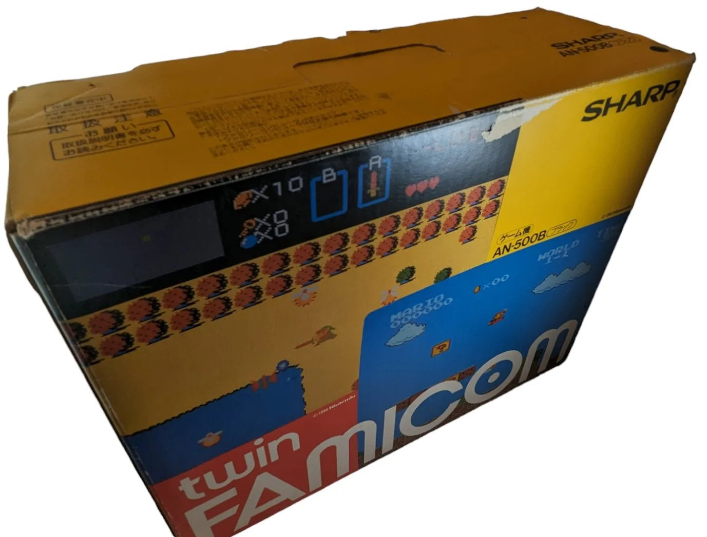 Sharp Famicom TWIN AN-500B (Boxed-NEW Belt-Serviced) (Only Japan Edition)