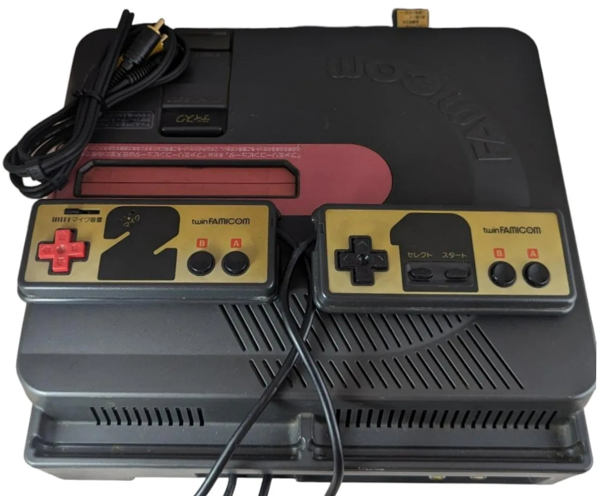Sharp Famicom TWIN AN-500B (Boxed-NEW Belt-Serviced) (Only Japan Edition)