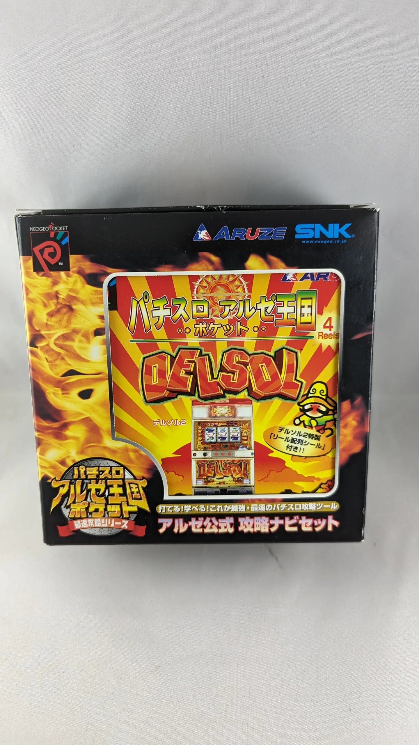 SNK Neogeo Pocket Color - CLEAR - DEL SOL Limited Ed Pachisuro Aruze (Only Japan)