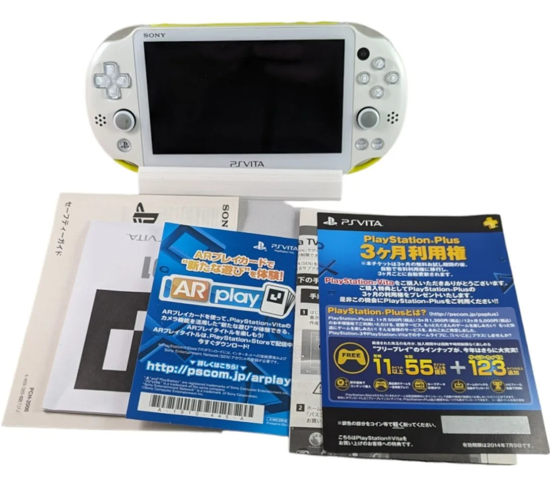 PS VITA - PCH 2000 PlayStation Lime Green / White (JAPAN EDITION ONLY) SONY