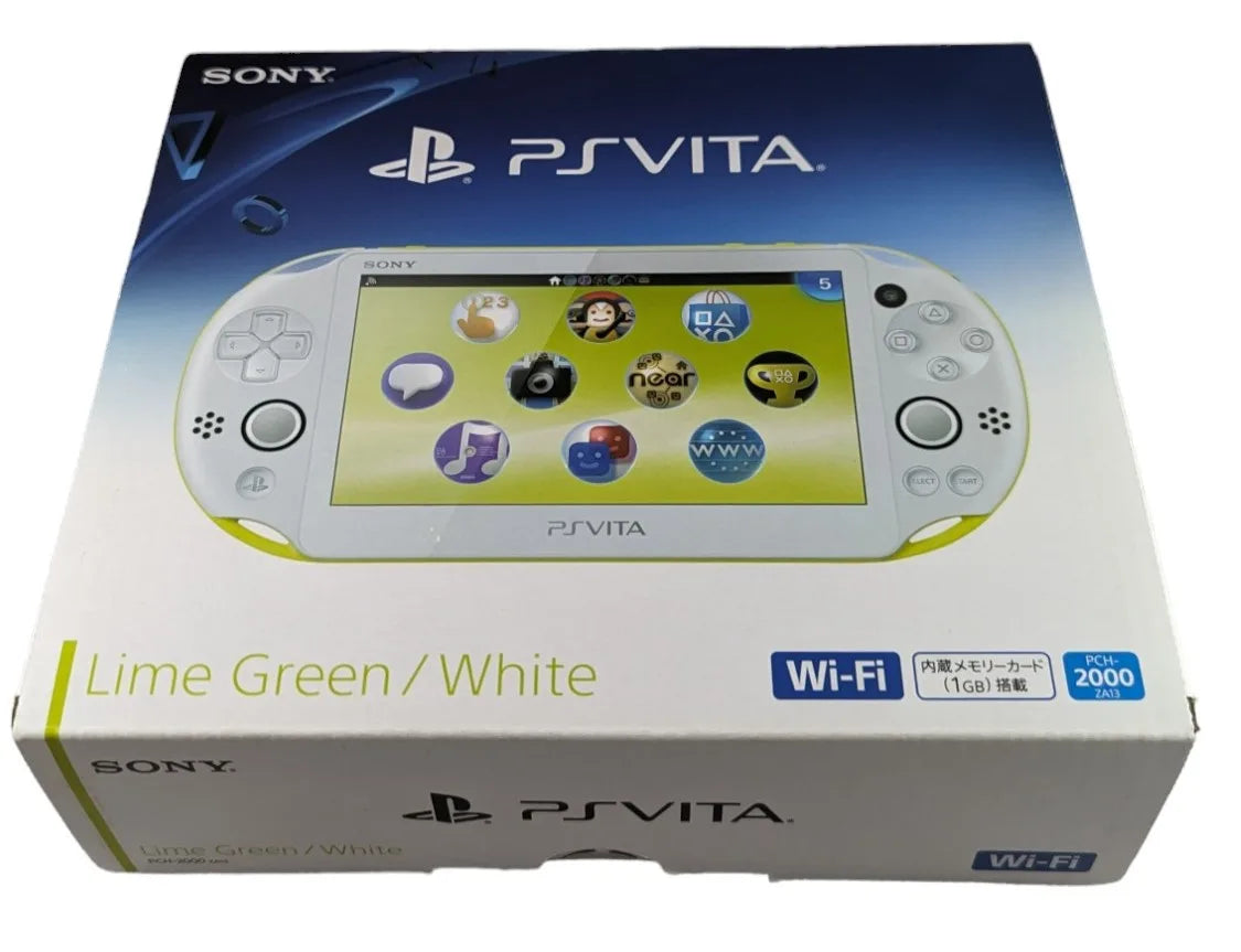 PS VITA - PCH 2000 PlayStation Lime Green / White (JAPAN EDITION ONLY) SONY