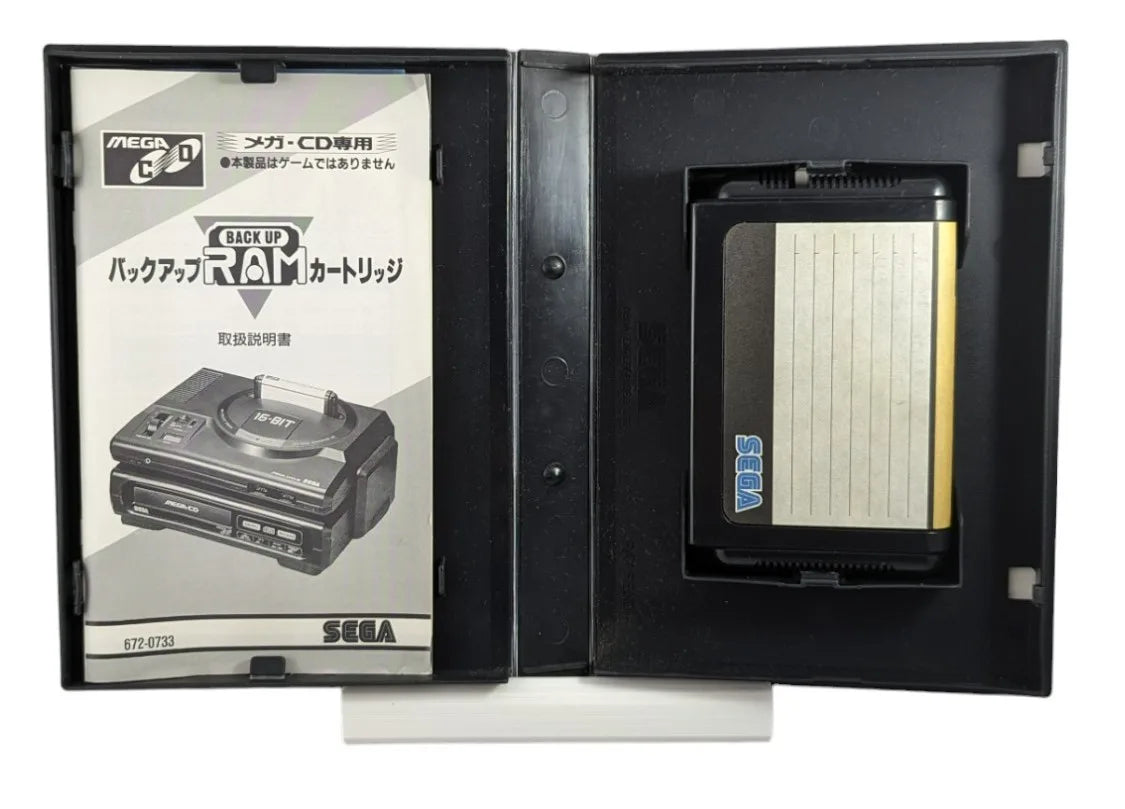 SEGA Mega CD - Backup RAM (Cartridge+Instructions)