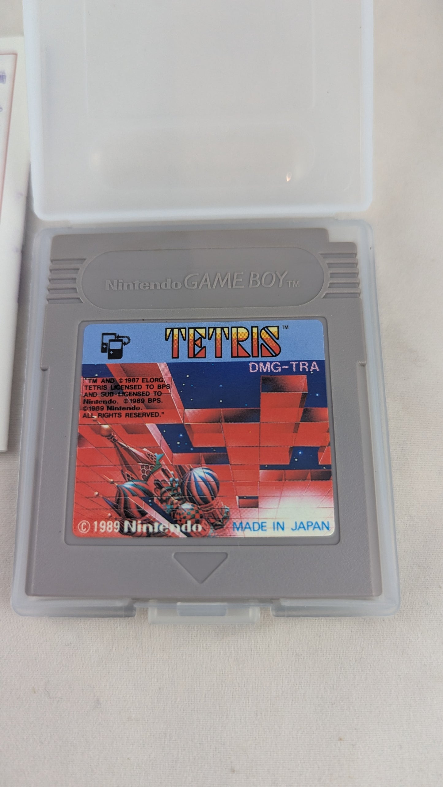 GB - Tetris (game+box+instruction) Nintendo GAME BOY (JAPAN )