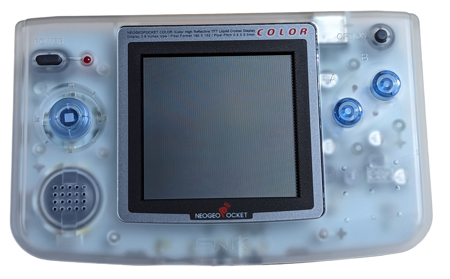 SNK Neogeo Pocket Color - CLEAR - DEL SOL Limited Ed Pachisuro Aruze (Only Japan)