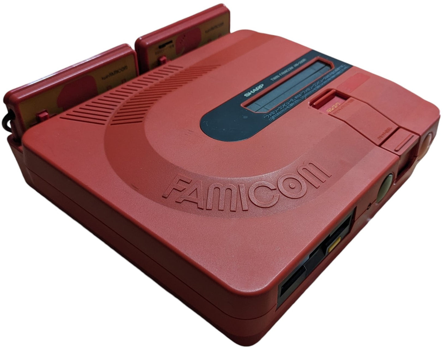 Sharp FAMICOM TWIN AN500R (NEW BELT-SERVICED) Outer Box is BAD (ONLY Japan EDITION)