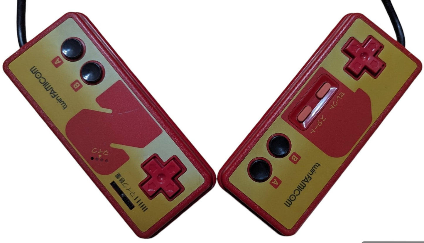 Sharp FAMICOM TWIN AN500R (NEW BELT-SERVICED) Outer Box is BAD (ONLY Japan EDITION)