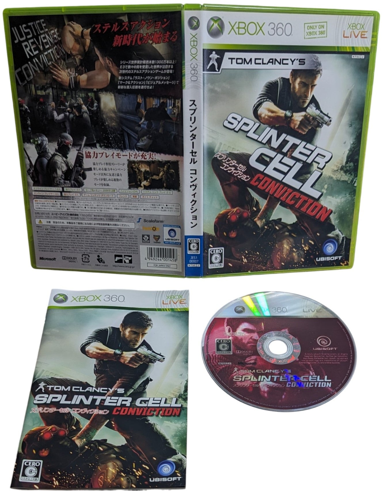 X-BOX 360 - Splinter Cell Conviction (JAPÓN)