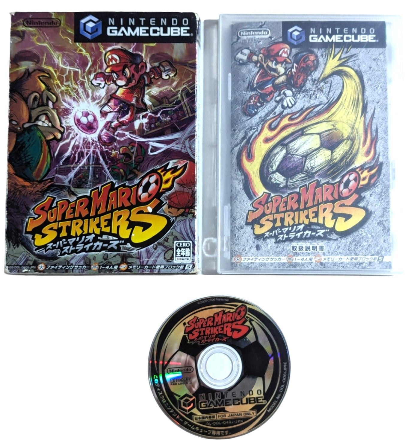 GC – Super Mario Strikers - Nintendo Gamecube (JAPÓN)