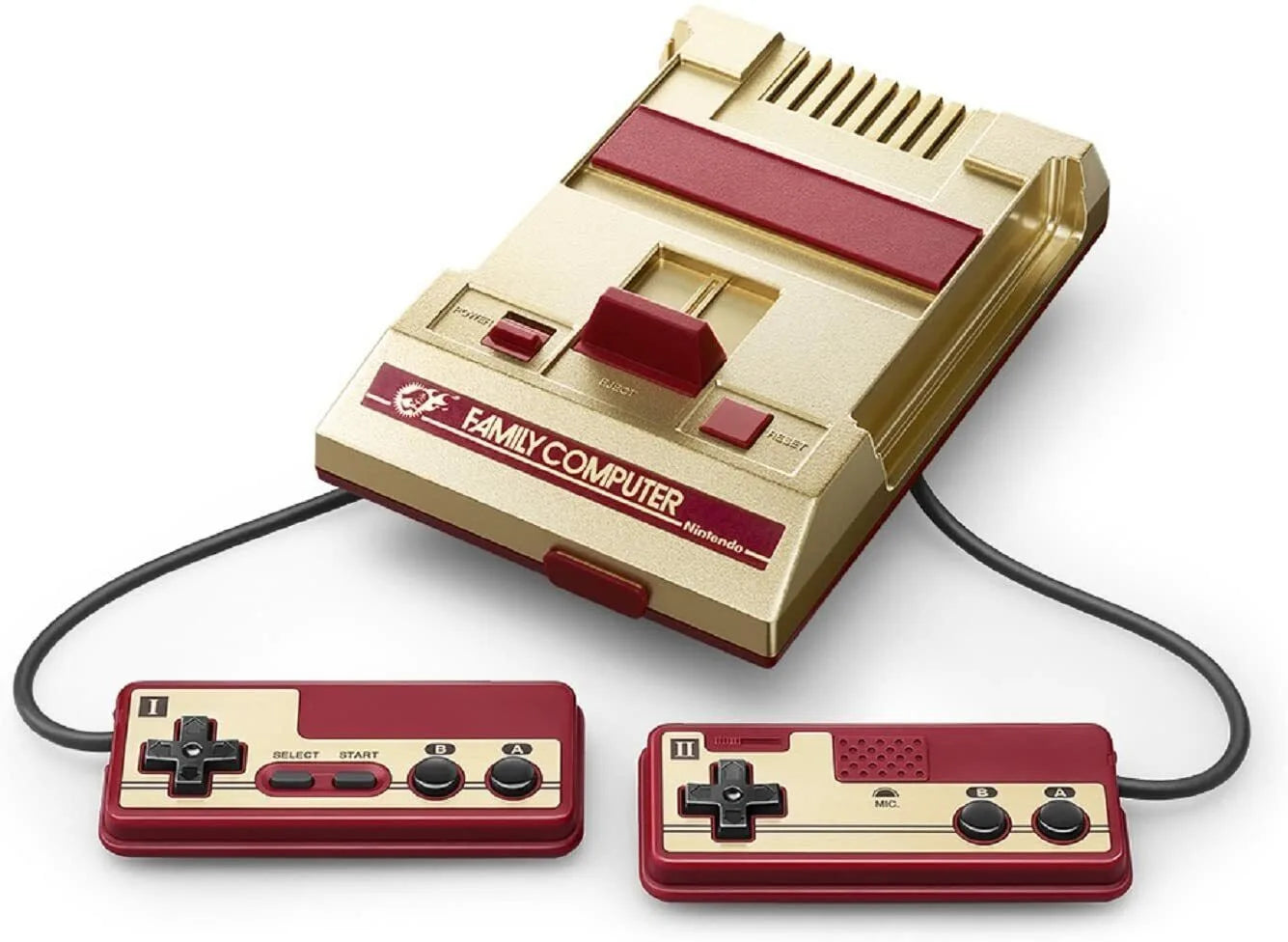 FC MINI - 50th Aniversary Gold Ed - Shonen JUMP (20 games) - Family Computer Nintendo