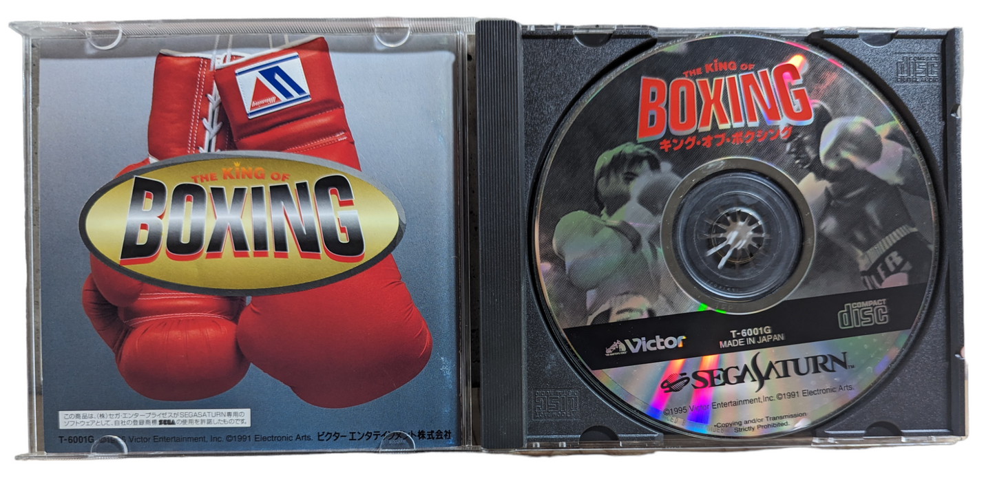 SEGA SATURN - King of Boxing (game+case+instruction) JAPAN