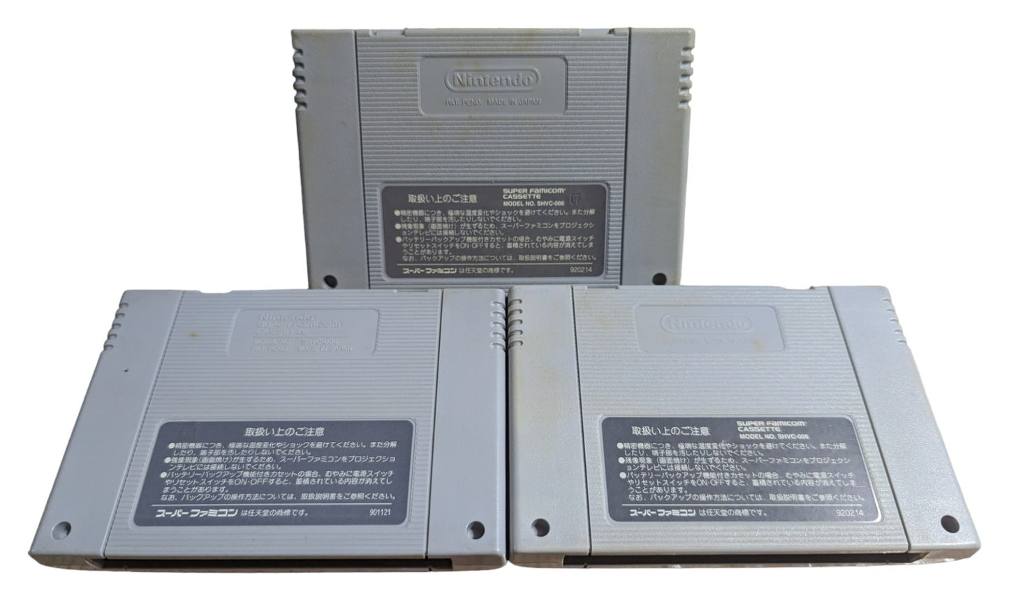 SUPER FAMICOM - Ranma ½ (x3 Cartridge Set) (JAPAN)