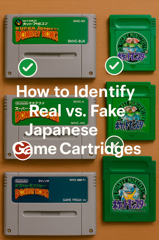 How to Identify Real vs. Fake Japanese Game Cartridges