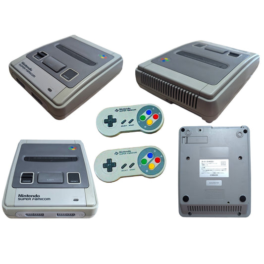 SUPER FAMICOM SHVC-001 (SNES) with 2 Controllers - NTSC-J NINTENDO (JAPAN)