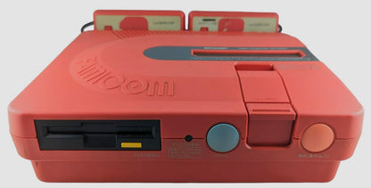 Sharp FAMICOM TWIN RED AN500R (SINGLE CONSOLE+AC EURO) NEW BELT- SERVICED (ONLY Japan EDITION)