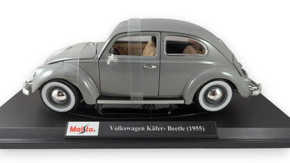 1:18 Maisto - Volkswagen Beetle Kaifer 1955 Grey