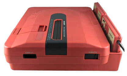 Sharp FAMICOM TWIN RED AN500R (SINGLE CONSOLE+AC EURO) NEW BELT- SERVICED (ONLY Japan EDITION)