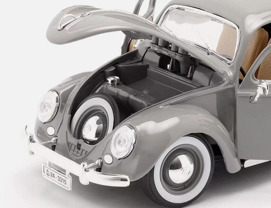 1:18 Maisto - Volkswagen Beetle Kaifer 1955 Grey