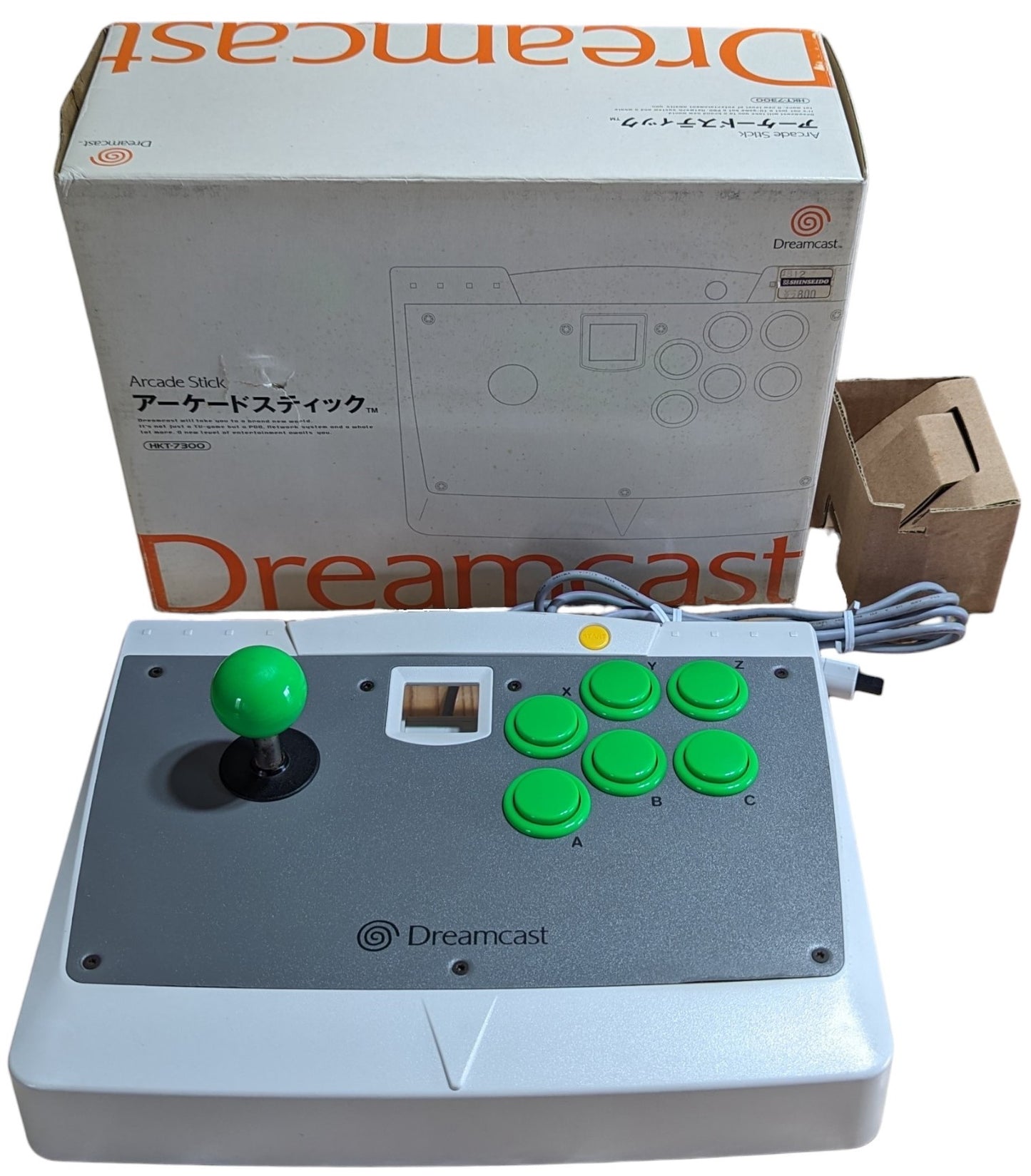DREAMCAST Arcade Stick HKT 7300 - MANDO CON CAJA