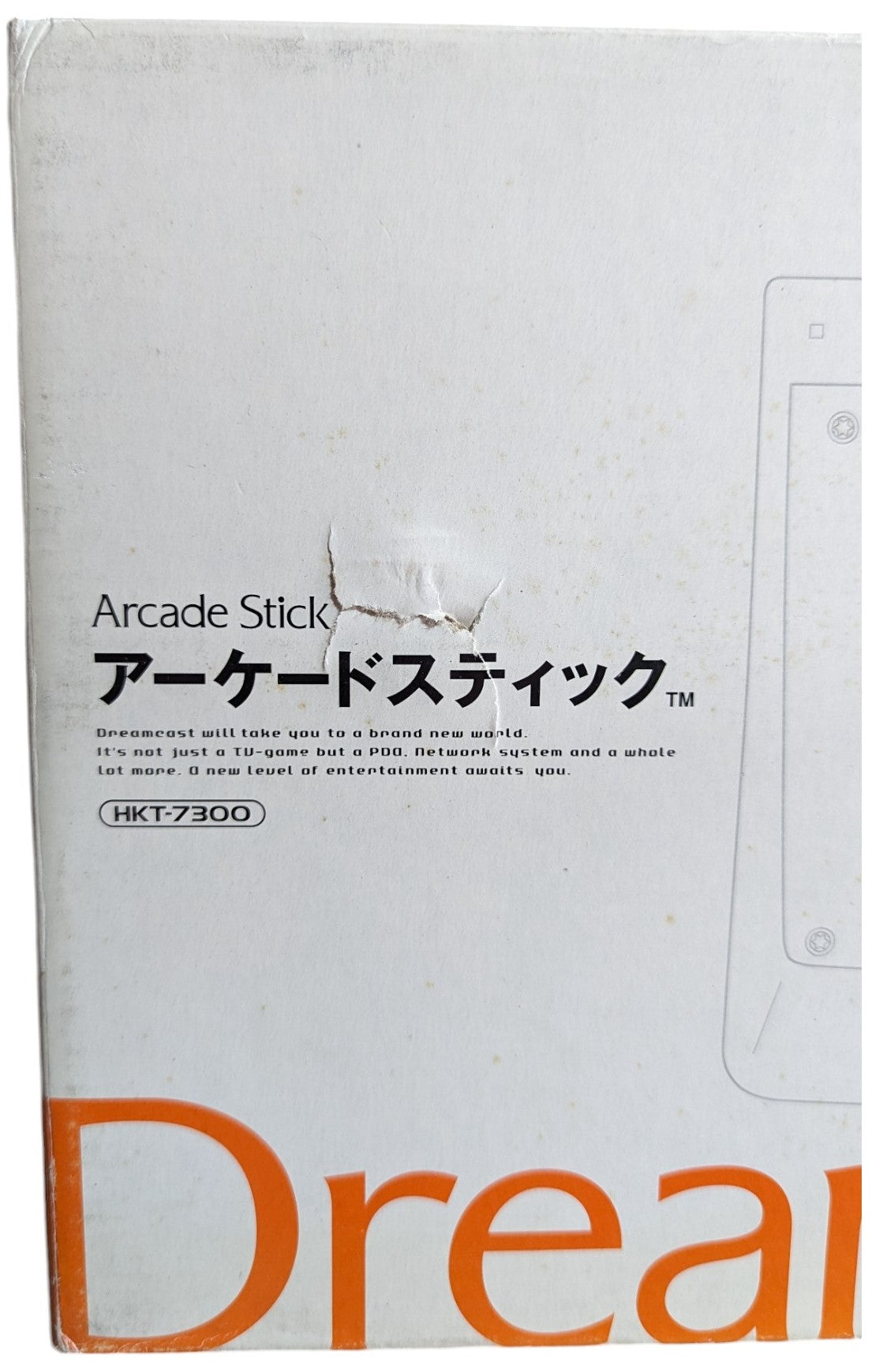 DREAMCAST Arcade Stick HKT 7300 - MANDO CON CAJA