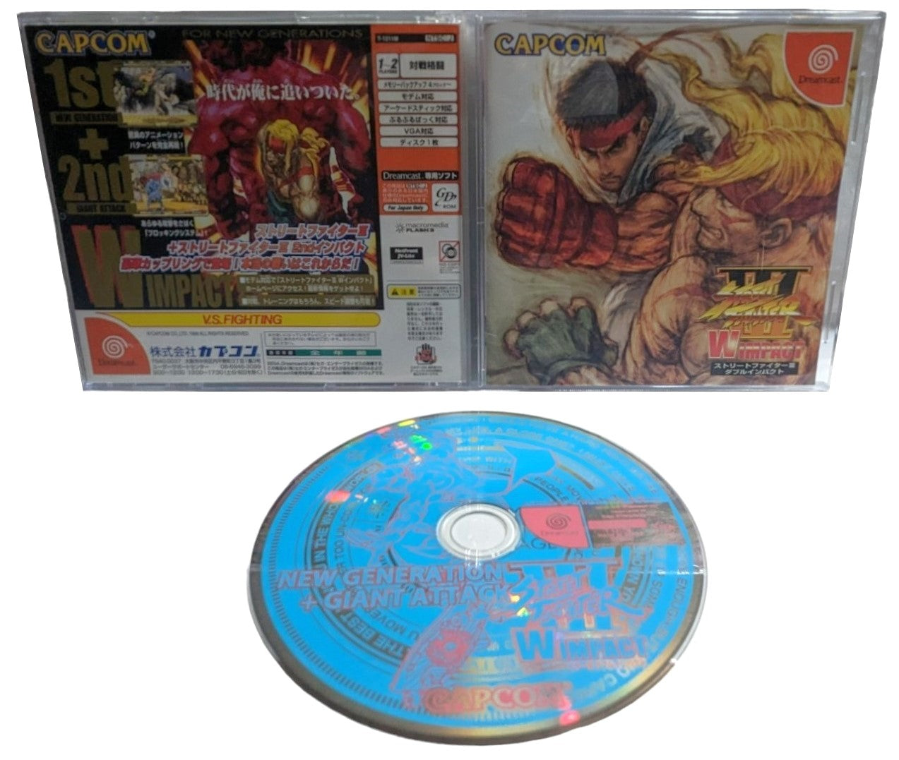 Dreamcast - Street Fighter III - Impacto W - SEGA Dream (JAPÓN)