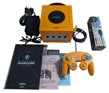 GC - DOL-001  ORANGE (BOXED) Serial Match - Nintendo Gamecube (ONLY JAPAN)