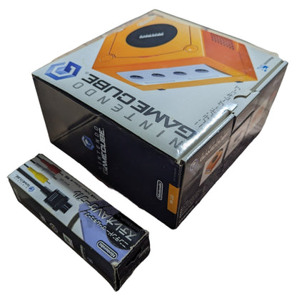 GC - DOL-001  ORANGE (BOXED) Serial Match DN11266829  - Nintendo Gamecube (ONLY JAPAN)