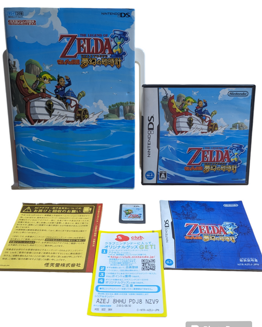 DS - THE LEGEND OF ZELDA Phantom Hourglass + Guide BOOK  (game+box+instruction) Nintendo – JAPAN