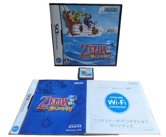 DS - THE LEGEND OF ZELDA Phantom Hourglass + Guide BOOK  (game+box+instruction) Nintendo – JAPAN