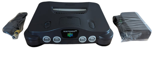N64 – NUS-001 NEGRO - UNIDAD INDIVIDUAL CON JUMPER PAK/AC/AV - Nintendo NTSC-J (JAPÓN)