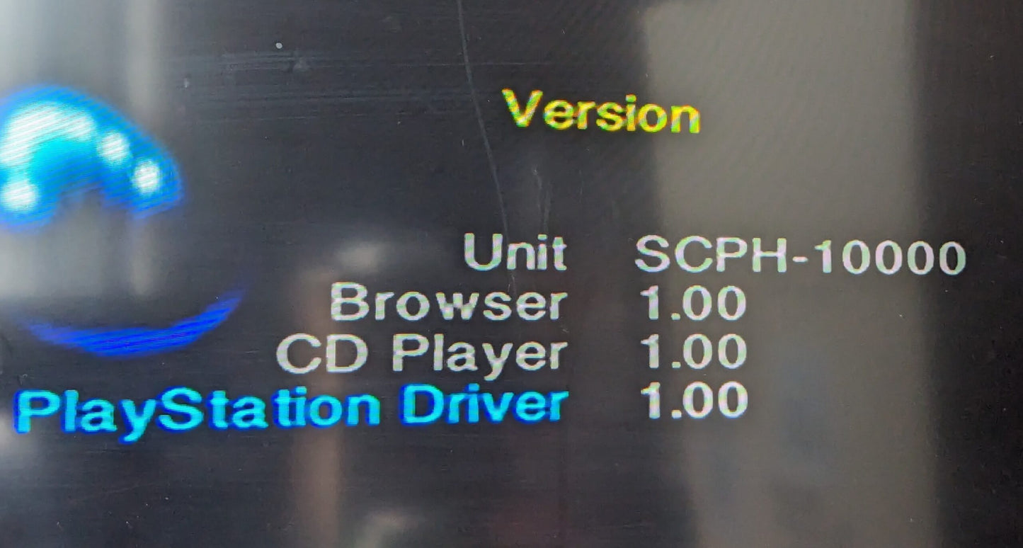 SONY PS2 - FAT BLACK SCPH-10000 - Playstation 2 NTCS-J JAPAN (TESTED)