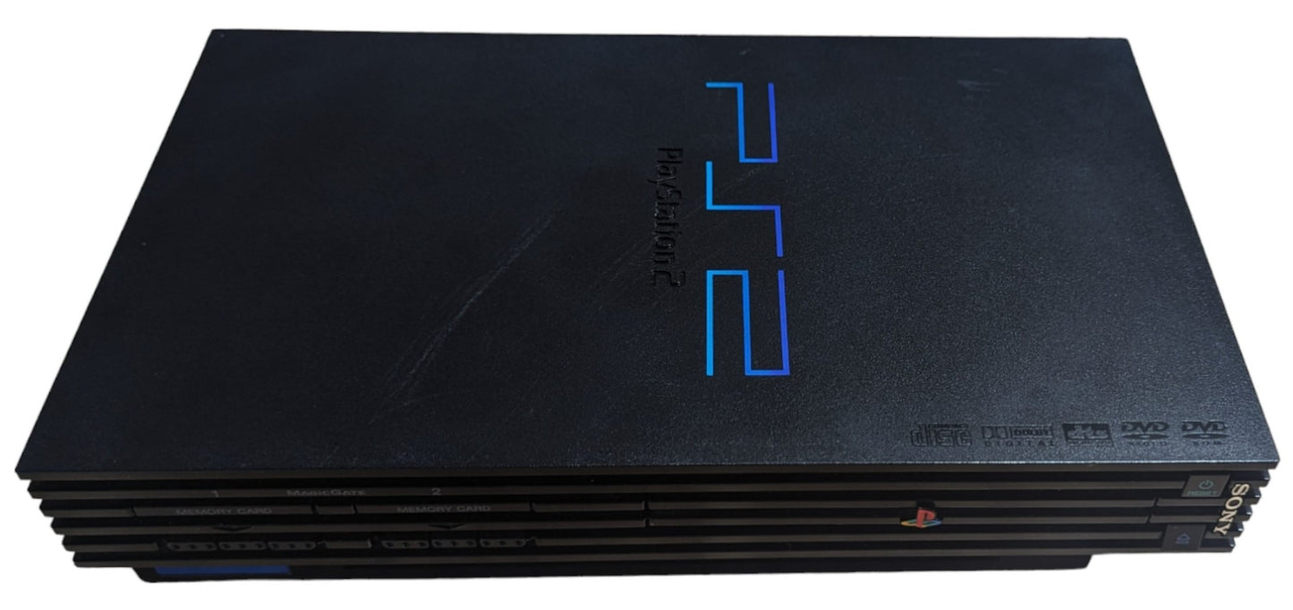 SONY PS2 - FAT BLACK SCPH-39000 - Playstation 2 NTCS-J JAPAN (TESTED)