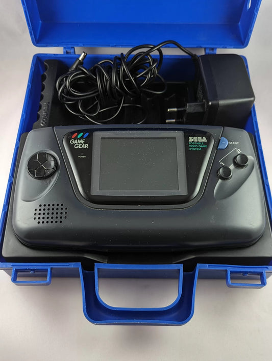 GAME GEAR TESTED + CAJA DE TRASPORTE + CARGADOR - GG + hard case + AC ADAPTER