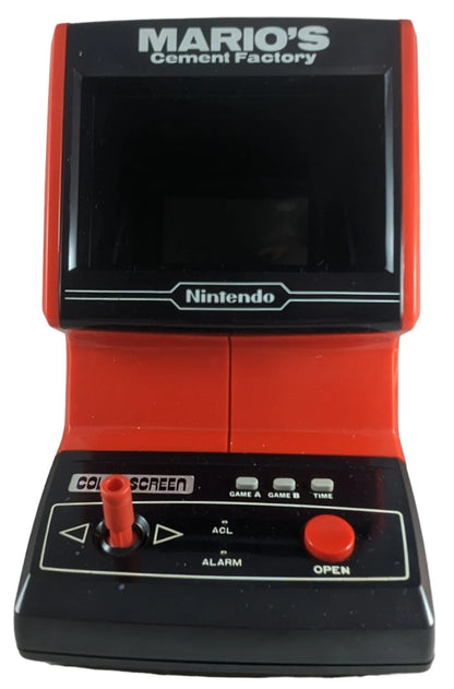 GW GAME AND WATCH TABLE TOP MARIO´S CEMENT FACTORY NINTENDO