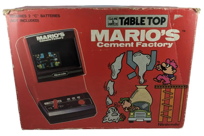 GW GAME AND WATCH TABLE TOP MARIO´S CEMENT FACTORY NINTENDO