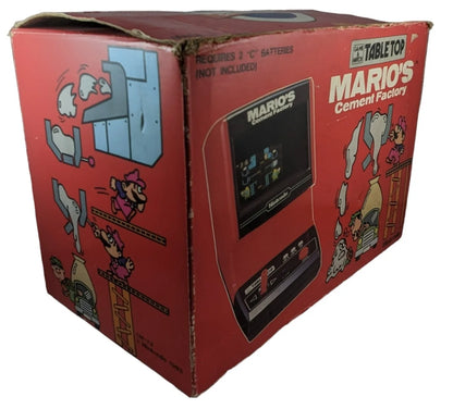 GW GAME AND WATCH TABLE TOP MARIO´S CEMENT FACTORY NINTENDO