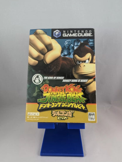 GC – DONKEY KONG JUNGLEBEAT (game+box+instruction) Nintendo Gamecube (JAPAN)